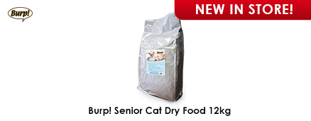 Burp! Senior Cat Dry Food 12kg